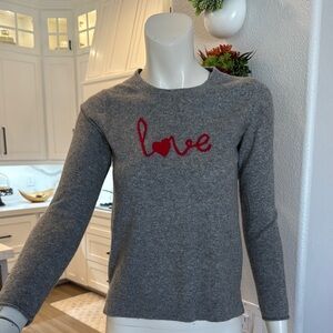 Anthropologie  100% Cashmere Love
Sweater Gray Women’s Size M
